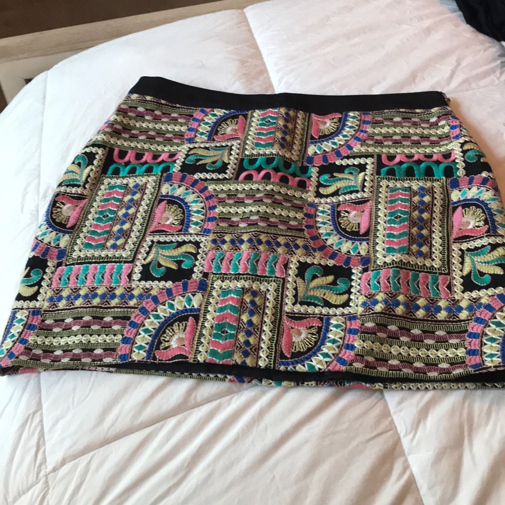 Quilted UNIQUE mini skirt